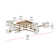 Elick Glass Semi Flush Mount
