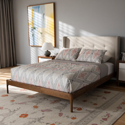 Mercury Row® Ellerman Tufted Platform Bed