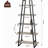 Bookshelf 5 Tier Industrial Wood, Book Shelf, Tall Open Rustic Etagere Bookcase