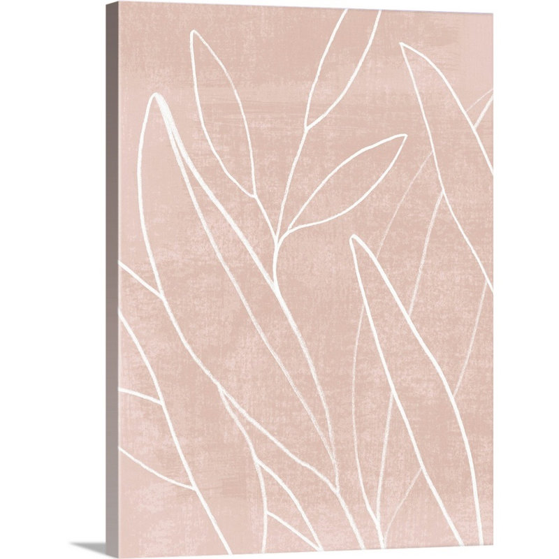 «Mauve Magic I», art mural sur toile, Toile tendue, H 32 po x l 24 po