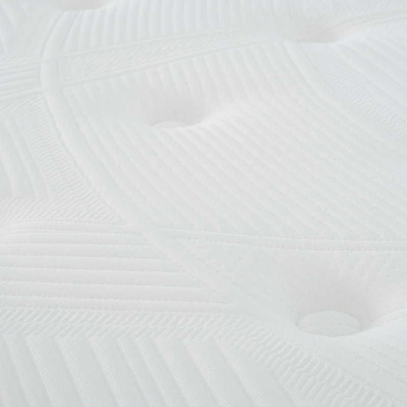 Matelas hybride moelleux dans une boîte, ressorts ensachés et mousse à mémoire de forme infusée de gel, technologie de soulagement de la pression et de refroidissement