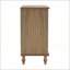 Grande commode à 4 tiroirs avec poignées en métal pour la chambre à coucher et la chambre de bébé