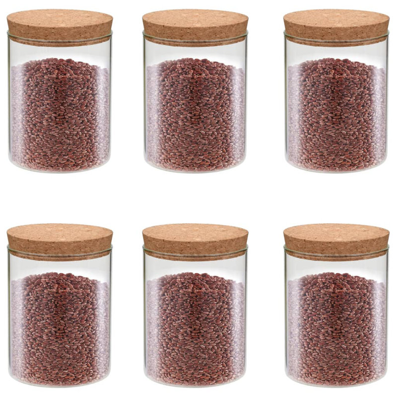 Glass Canister - Set of 6