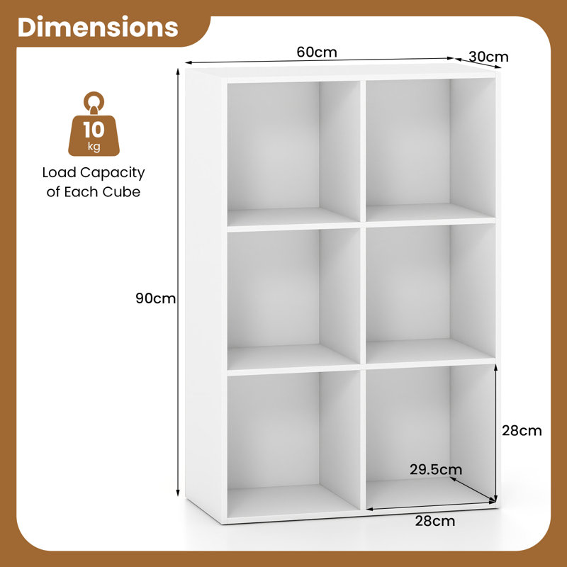 30 cm W Bookcase, 90 cm H x 30 cm W x 60 cm D x