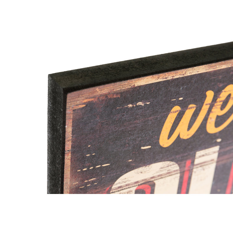 We are Closed II Textual Art Print on Wood
