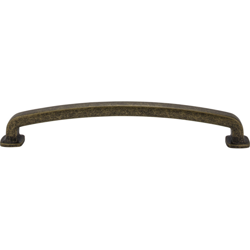 Belcastel I Appliance Pull, Distressed Antique Brass, 18"