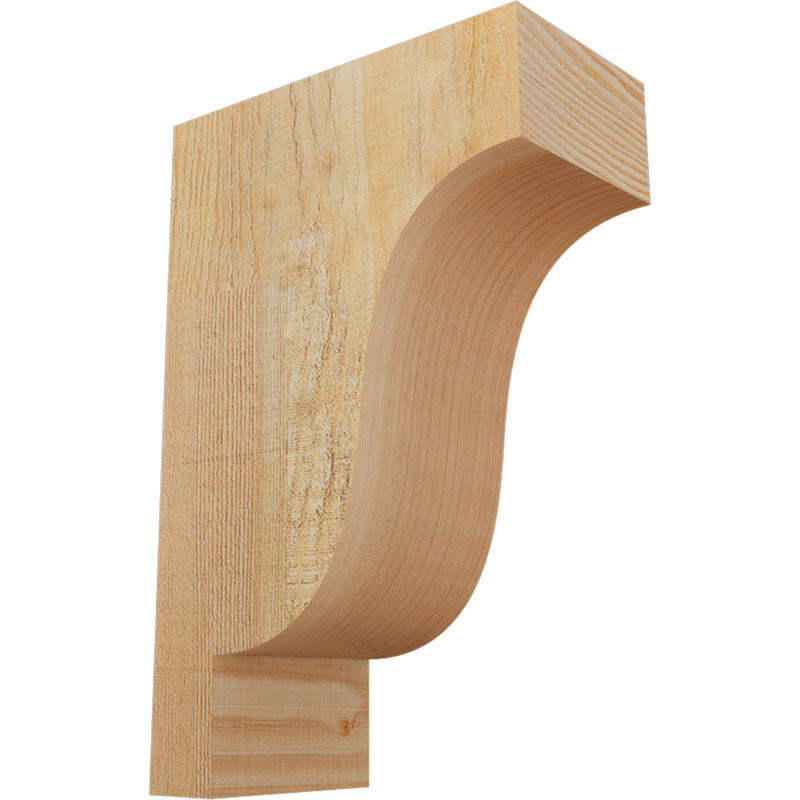 Newport Corbel, H 12 po x l 4 po x P 8 po, Sapin de Douglas, Sciage brut