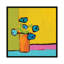 «Orange Vase», reproduction d'art sur toile tendue-20823286-72808082-72808087