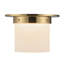 Mineral 8-in Brass Flush Mount-431977228-431977217