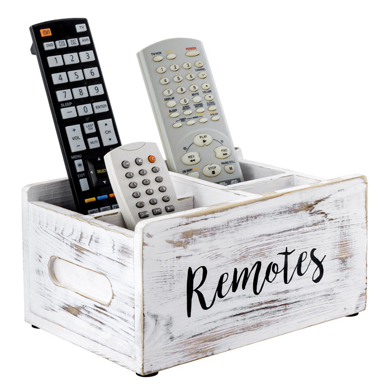 Support à télécommande 4 compartiments