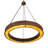 Rustic Lodge Idalight LED Drum Chandelier