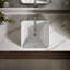 Vox Ceramic Square Vessel Bathroom Sink with Overflow-502750401