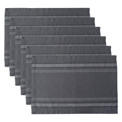 Sykora Cotton Striped Rectangle Placemat
