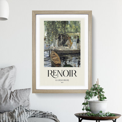 La Grenouillere by Pierre-Auguste Renoir - Picture Frame Art Prints