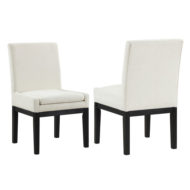 Rickye 21'' H Upholstered Parsons Chair, Black