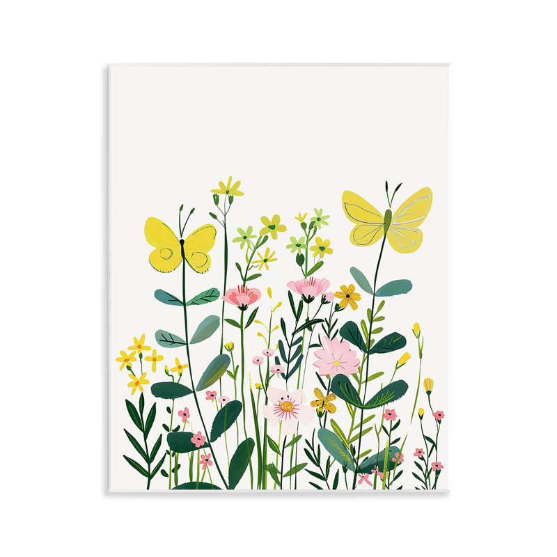 «Blooming Garden Butterflies», art mural par LSR Design Studio
