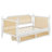 Elegant Traditional Rattan Daybed with 2 Drawers-1601485651