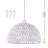 Derica 1 - Light 11.81in. Plug-In Woven Rattan Dome Pendant with Rope Accents Boho Style, 14.76 feet Cord-1101396949-1128189482