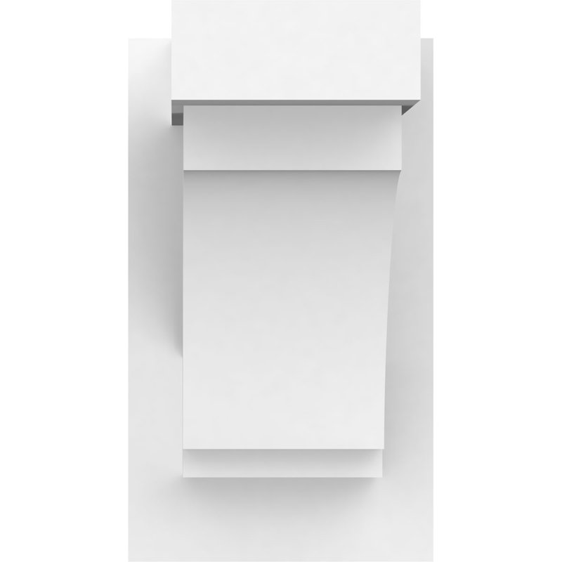 Persienne en PVC de qualité architecturale Imperial, L 7 po, H 12 po x P 12 po