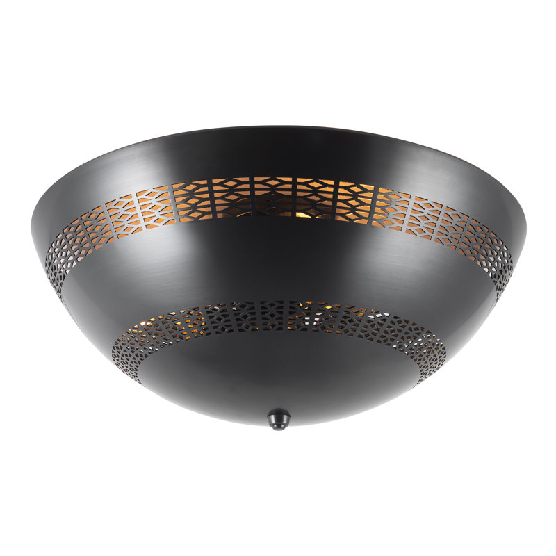 Overland 3 - Light Flush Mount, Urban Bronze