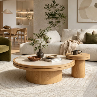 MDF Round Coffee Table