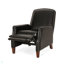 Fauteuil inclinable en polyuréthane avec rivets Un confort parfait et une conception élégante pour tout salon