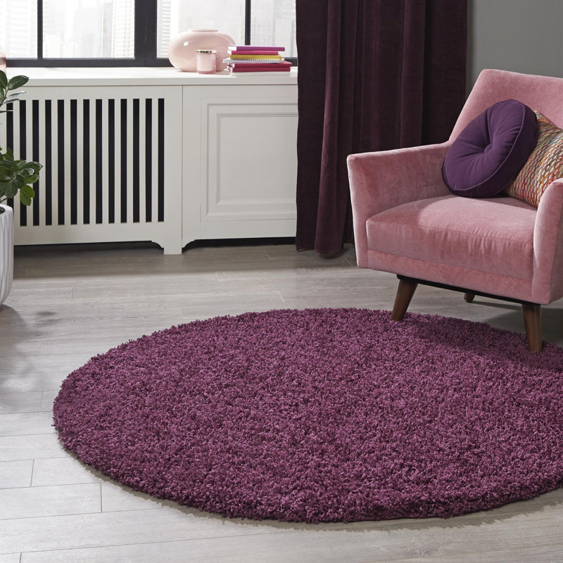 Tapis mauve Renesha, Rond 4 pi