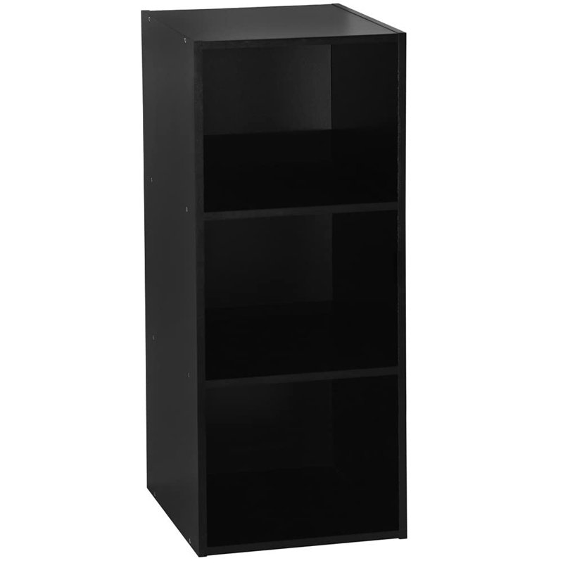 Binegar 80cm H x 32cm W Bookcase, Black