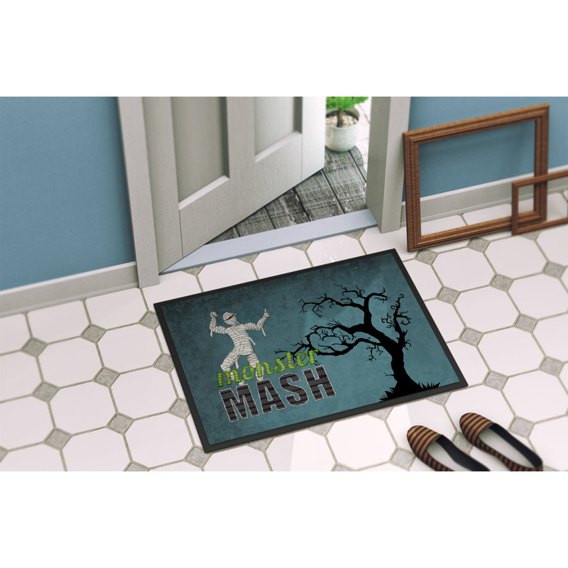 Tapis d'entrée antidérapant Linley, Rectangle 1 pi 6 po x 2 pi 3 po