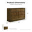 Commode surdimensionnée à 7 tiroirs Hardeman