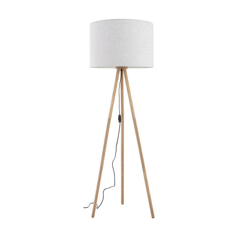 Lampe sur pied Addisin, Beige