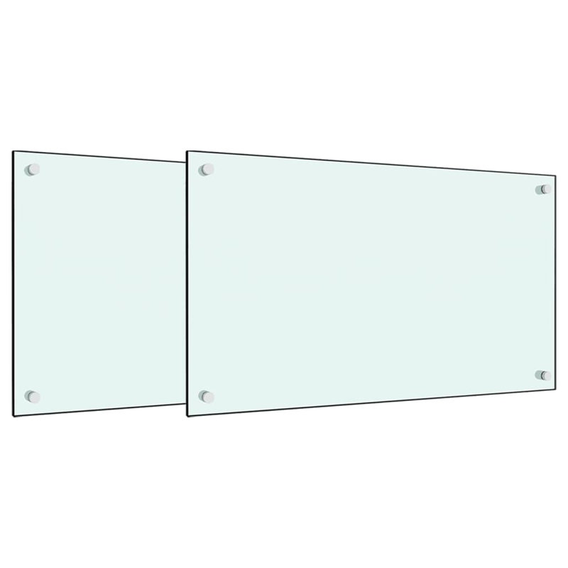 Chalfont Glass Peel and Stick Panel, 70 x 50 cm, white