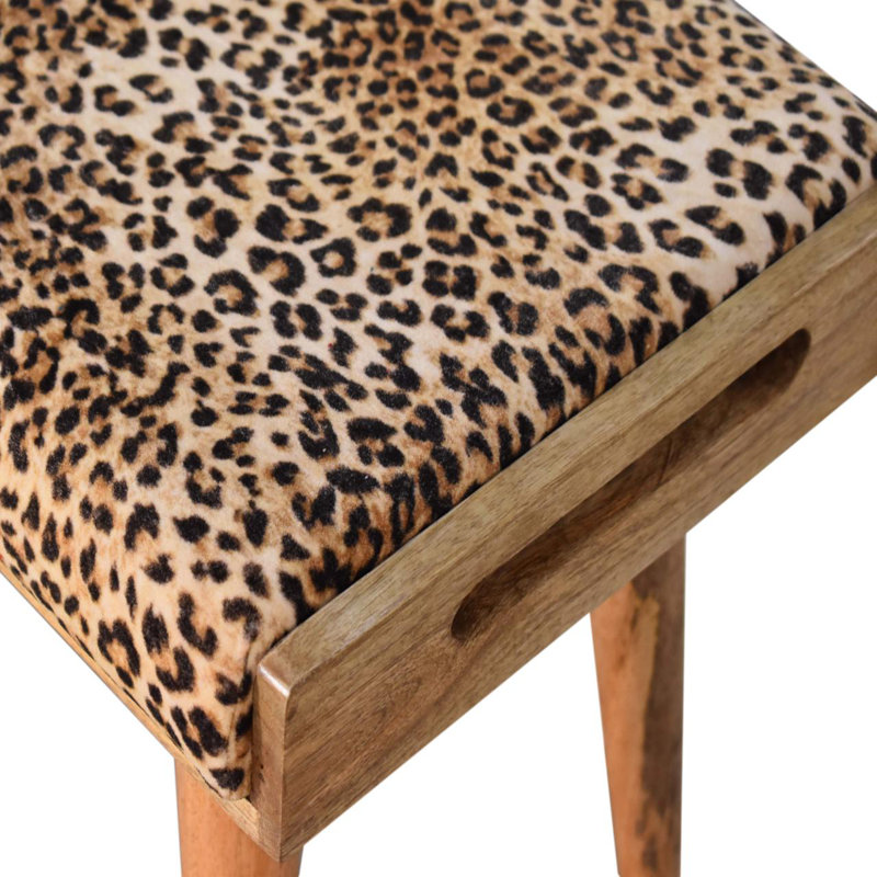 Lorninous Velvet Ottoman