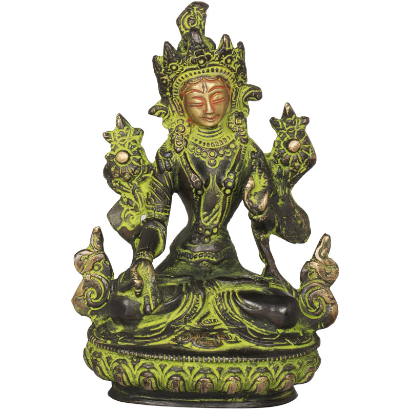 La divinité féminine suprême dans le bouddhisme tibétain, Noir / vert / or