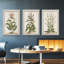 «Munting Botanicals I», ensemble de 3 reproductions encadrées sur toile-97708484-97708487