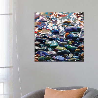 Pebbles XIII by Kevin Lowery - Wrapped Canvas Painting
