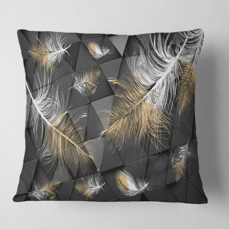 Floral Throw Pillow, 18" x 18"