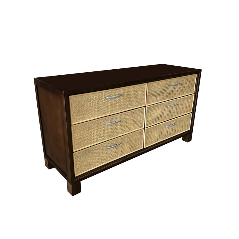 Commode double 6 tiroirs l 60 po Allete