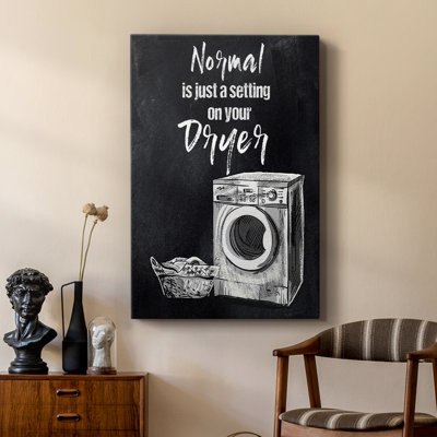 La normale n'est qu'un décor - Cavas de galerie sur mesure