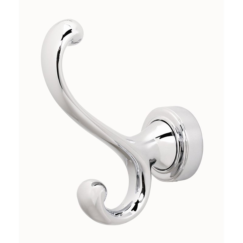 Polished Chrome Wall Mounted Universal Robe Hook