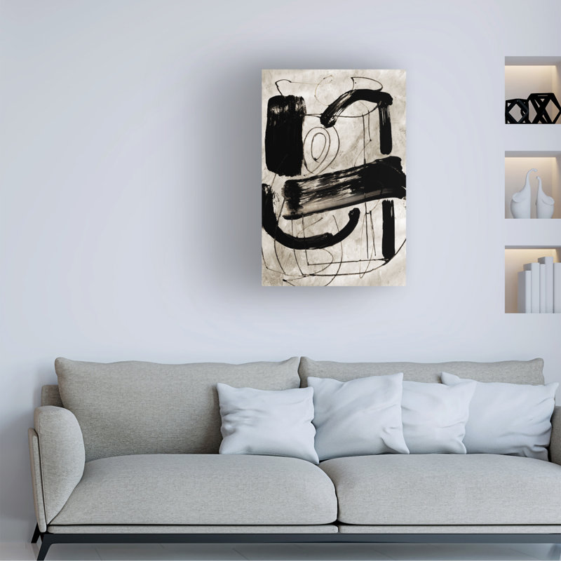 Bolog Dan Hobday Vintage Abstract Canvas Art, 24" H x 16" W