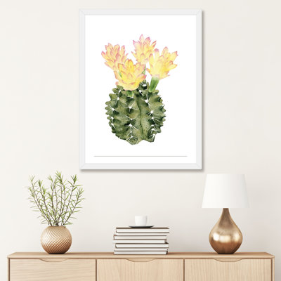« cactus fleuri ii » par grace-pop, reproduction d’art