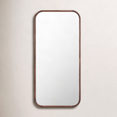 32" Oak Full-Length Mirror