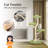 5'11" H Tall Cat Tree Flower Shape Scratching Post Cat Tower-1184608506