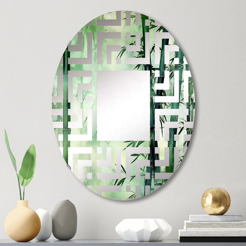 Miroir décoratif Bambir Forest Intesed Field - Maze MIR106662 O, L 20 po x H 30 po