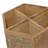 Wood Round Flatware Caddy