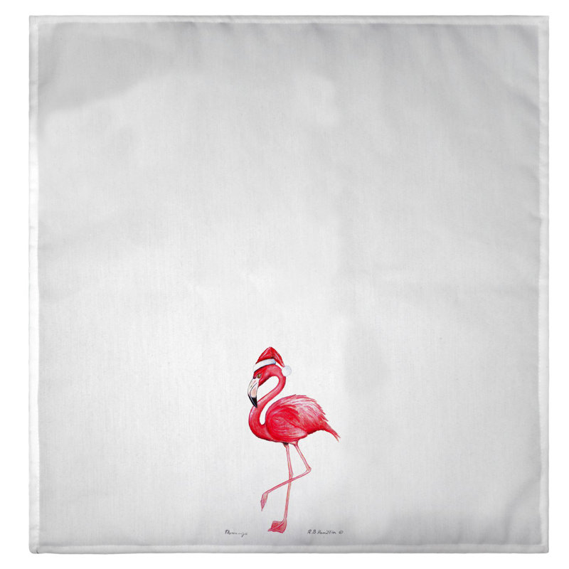 Essuie-mains flamant rose santa Boughton