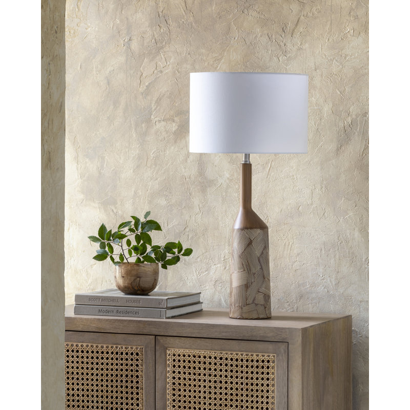 Éclairage de table Phelps EB914FD64A55414C94C880AFFA899857 H 31 po x l 15 po x P 15 po