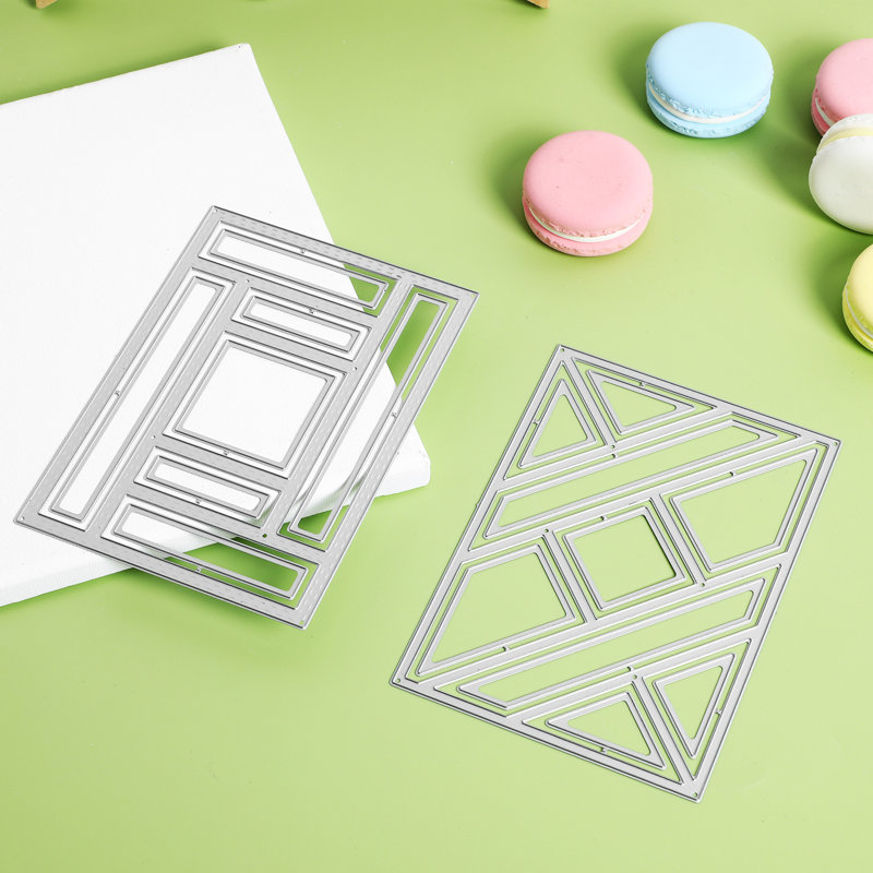 2Pcs Cutting Dies Photo Album Card Making Die Cuts Diy Craft Embossing Template