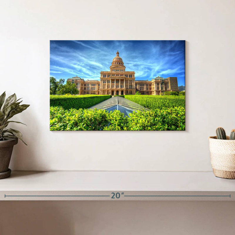 Texas Capitol, H 8 po x l 12 po